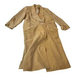 Vintage 90s J. Gallery Long Blazer Coat – Women's Sz 14 Minimalist